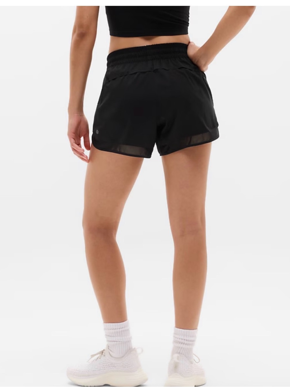 Athleta Mesh Racer Run Short 4” - Picture 2 of 5
